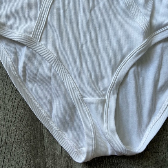 CALVIN KLEIN 205W39NYC White Panelled Bodysuit- NEW - Picture 10 of 15